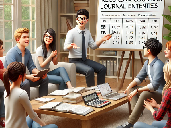 اتعلم تسجيل القيود المحاسبية مع حوار ممتع بين الاصحاب